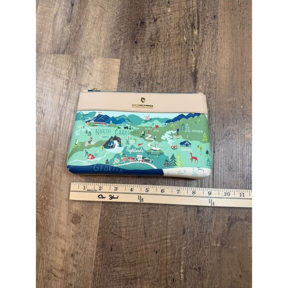 Spartina 449 Blue Ridge Mountains North Carolina Clutch Wristlet *Read - Picture 8 of 10